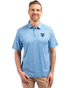 Villanova Wildcats Cutter & Buck Forge Eco Stretch Recycled Mens Polo Dark Atlas Heather Front Thumbnail Image