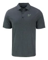 South Florida Bulls Cutter & Buck Forge Eco Stretch Recycled Mens Polo Dark Black Heather Mannequin Thumbnail Image