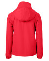 Winston-Salem State Rams Cutter & Buck Charter Eco Recycled Womens Full-Zip Jacket Red Mannequin Back Thumbnail Image