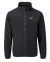 South Florida Bulls Cutter & Buck Charter Eco Recycled Mens Full-Zip Jacket Black Mannequin Thumbnail Image
