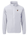 Texas Rio Grande Valley Vaqueros Cutter & Buck Charter Eco Recycled Mens Full-Zip Jacket Polished Medium Gray Mannequin Thumbnail Image