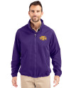 Tennessee Tech Golden Eagles Cutter & Buck Charter Eco Recycled Mens Full-Zip Jacket College Purple Front Thumbnail Image