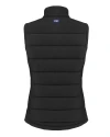 South Florida Bulls Cutter & Buck Evoke Hybrid Softshell Recycled Womens Full Zip Vest Black Mannequin Back Thumbnail Image