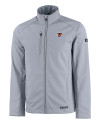 Texas Rio Grande Valley Vaqueros Cutter & Buck Evoke Softshell Recycled Full Zip Mens Jacket CONCRETE Mannequin Thumbnail Image