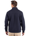 Northern Arizona Lumberjacks College Vault Cutter & Buck Roam Epic Versatility Recycled Full Zip Mens Jacket Navy Blue Back Thumbnail Image