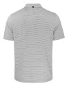 Louisville Cardinals College Vault Cutter & Buck Forge Eco Double Stripe Stretch Recycled Mens Big &Tall Polo Polished/White Mannequin Back Thumbnail Image