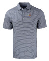 Texas Rio Grande Valley Vaqueros Cutter & Buck Forge Eco Double Stripe Stretch Recycled Mens Polo Navy Blue/White Mannequin Thumbnail Image
