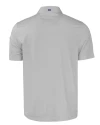 Texas Rio Grande Valley Vaqueros Cutter & Buck Pike Eco Tonal Geo Print Stretch Recycled Mens Big & Tall Polo Elemental Grey Mannequin Back Thumbnail Image