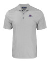 Fresno State Bulldogs Cutter & Buck Pike Eco Tonal Geo Print Stretch Recycled Mens Big & Tall Polo Elemental Grey Mannequin Thumbnail Image
