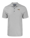 Northern Arizona Lumberjacks Cutter & Buck Pike Eco Tonal Geo Print Stretch Recycled Mens Big & Tall Polo Elemental Grey Mannequin Thumbnail Image