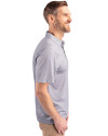 San Jose State Spartans Cutter & Buck Pike Eco Tonal Geo Print Stretch Recycled Mens Big & Tall Polo Elemental Grey Side Thumbnail Image