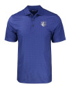 Saint Louis Billikens Cutter & Buck Pike Eco Tonal Geo Print Stretch Recycled Mens Big & Tall Polo Tour Blue Mannequin Thumbnail Image