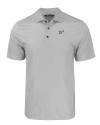 View image 7: South Florida Bulls Cutter & Buck Pike Eco Tonal Geo Print Stretch Recycled Mens Big & Tall Polo Elemental Grey Mannequin