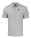 Georgetown Hoyas College Vault Cutter & Buck Pike Eco Tonal Geo Print Stretch Recycled Mens Big & Tall Polo Elemental Grey Mannequin Thumbnail Image