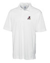 Springfield Cardinals Cutter & Buck CB Drytec Genre Textured Solid Mens Big and Tall Polo White Mannequin Thumbnail Image