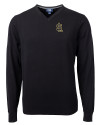Salt Lake Bees Cutter & Buck Lakemont Tri-Blend Mens Big and Tall V-Neck Pullover Sweater Black Mannequin Thumbnail Image