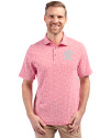 Tacoma Rainiers Cutter & Buck Virtue Eco Pique Botanical Print Recycled Mens Polo Red Front Thumbnail Image
