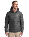 Scranton/Wilkes-Barre RailRiders Cutter & Buck Mission Ridge Repreve® Eco Insulated Mens Puffer Jacket Elemental Grey Front Thumbnail Image