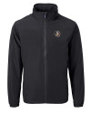 Florida State Seminoles Cutter & Buck Charter Eco Knit Recycled Big & Tall Full-Zip Jacket Black Mannequin Thumbnail Image