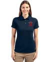 Los Angeles Angels City Connect Cutter & Buck Advantage Eco Tri-Blend Pique Womens Polo Liberty Navy Front Thumbnail Image