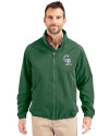 Colorado Rockies City Connect Cutter & Buck Charter Eco Recycled Mens Full-Zip Jacket Hunter Green Front Thumbnail Image