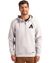 Arizona Diamondbacks City Connect Cutter & Buck Roam Epic Versatility Half Zip Recycled Mens Hooded Pullover Solitare Front Thumbnail Image
