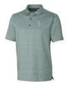 Colorado Rockies City Connect Cutter & Buck Forge Heathered Stretch Mens Polo Hunter Heather Mannequin Thumbnail Image
