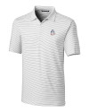 Baltimore Orioles Stars & Stripes Cutter & Buck Forge Pencil Stripe Stretch Mens Polo White Mannequin Thumbnail Image