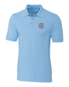 Chicago Cubs City Connect Cutter & Buck Advantage Eco Tri-Blend Pique Mens Polo Atlas Light Blue Mannequin Thumbnail Image