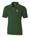 Colorado Rockies City Connect Cutter & Buck Advantage Eco Tri-Blend Pique Mens Polo Hunter Green Mannequin Thumbnail Image