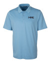 Milwaukee Brewers City Connect Cutter & Buck Forge Stretch Mens Polo Atlas Light Blue Mannequin Thumbnail Image