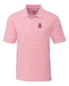 Los Angeles Angels City Connect Cutter & Buck Advantage Tri-Blend Space Dye Mens Polo Cardinal Red Mannequin Thumbnail Image