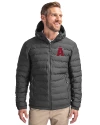 Los Angeles Angels City Connect Cutter & Buck Mission Ridge Repreve® Eco Insulated Mens Puffer Jacket Elemental Grey Front Thumbnail Image