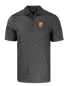 San Francisco Giants City Connect Cutter & Buck Pike Eco Pebble Print Stretch Recycled Mens Polo Black Mannequin Thumbnail Image