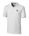 Colorado Rockies Stars & Stripes Cutter & Buck Forge Pencil Stripe Stretch Mens Polo White Mannequin Thumbnail Image