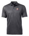 San Francisco Giants City Connect Cutter & Buck Pike Banner Print Stretch Mens Polo Black Mannequin Thumbnail Image