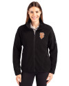 San Francisco Giants City Connect Cutter & Buck Cascade Eco Fleece Womens Full Zip Jacket Black Front Thumbnail Image