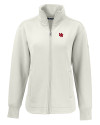 Nebraska Cornhuskers College Vault Cutter & Buck Roam Epic Versatility Full Zip Recycled Womens Jacket Shell Mannequin Thumbnail Image
