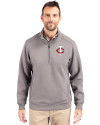 Minnesota Twins Cutter & Buck Roam Epic Versatility Recycled Quarter Zip Mens Pullover Elemental Grey Front Thumbnail Image