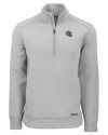 New England Patriots NFL Helmet Cutter & Buck Roam Epic Versatility Recycled Quarter Zip Mens Pullover Solitare Mannequin Thumbnail Image