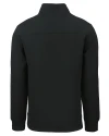 Nebraska Cornhuskers College Vault Cutter & Buck Roam Eco Recycled Quarter Zip Mens Pullover Black Mannequin Back Thumbnail Image