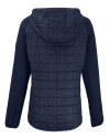 Penn State Nittany Lions Alumni Cutter & Buck Rainier Primaloft Womens Eco Full Zip Hybrid Jacket Dark Navy Mannequin Back Thumbnail Image