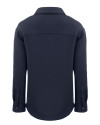 Carolina Panthers Americana Cutter & Buck Roam Epic Versatility Recycled Womens Shirt Jacket Navy Blue Mannequin Back Thumbnail Image