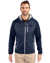Baltimore Ravens Americana Cutter & Buck Rainier Primaloft Mens Eco Full Zip Hybrid Jacket Dark Navy Front Thumbnail Image