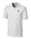 Philadelphia Phillies Stars & Stripes Cutter & Buck Forge Pencil Stripe Stretch Mens Polo White Mannequin Thumbnail Image