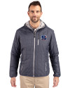 Cincinnati Bengals Americana Cutter & Buck Rainier Primaloft Eco Mens Full Zip Hooded Jacket Anthracite Melange Front Thumbnail Image
