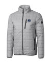 New Hampshire Wildcats College Vault Cutter & Buck Rainier PrimaLoft®  Mens Big and Tall Eco Insulated Puffer Jacket Polished Medium Gray Mannequin Thumbnail Image