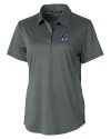 New Hampshire Wildcats College Vault Cutter & Buck Prospect Eco Textured Stretch Recycled Womens Short Sleeve Polo Elemental Grey Mannequin Thumbnail Image