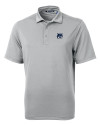 New Hampshire Wildcats College Vault Cutter & Buck Virtue Eco Pique Recycled Mens Big and Tall Polo Polished Medium Gray Mannequin Thumbnail Image