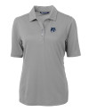 New Hampshire Wildcats College Vault Cutter & Buck Virtue Eco Pique Recycled Womens Polo Polished Medium Gray Mannequin Thumbnail Image